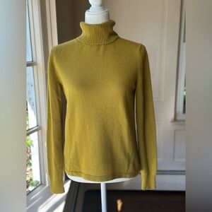 Weekend Max Mara Green Wool/Cashmere Turtleneck Sweater